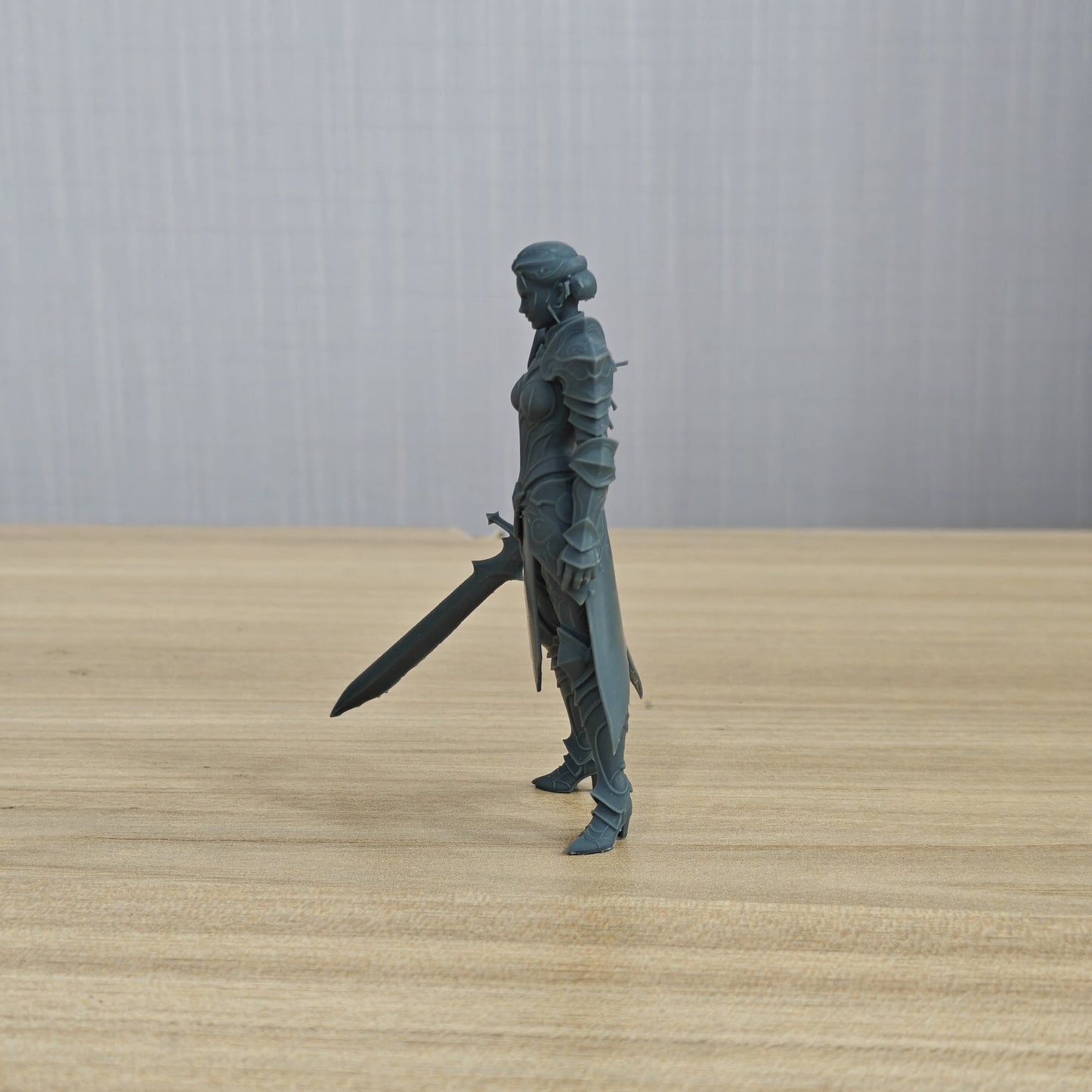 MRY-SFW LYTR1354 Fantasy Mecha Female Warrior 3D Printed Figure Model