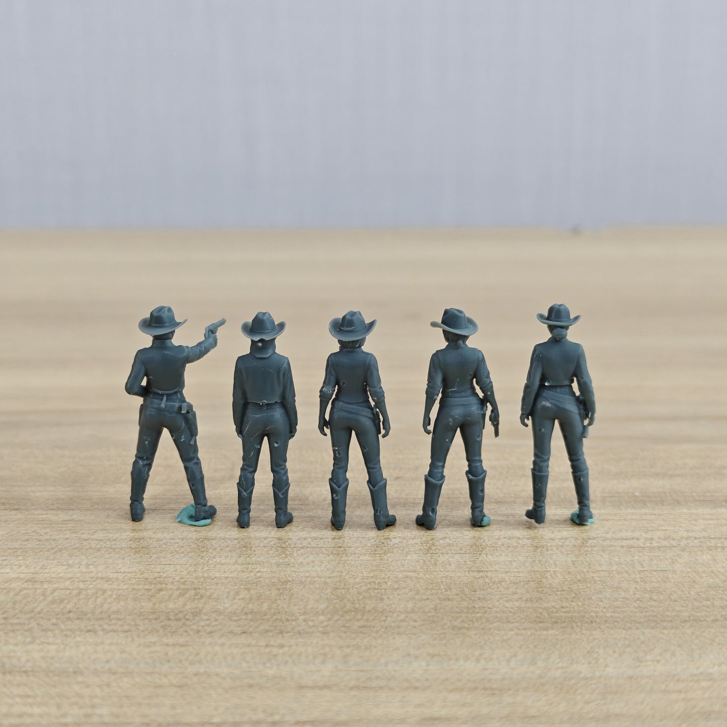MRY-SFW LYTR1333 American Western Cowboy Female Officer Five Person Set