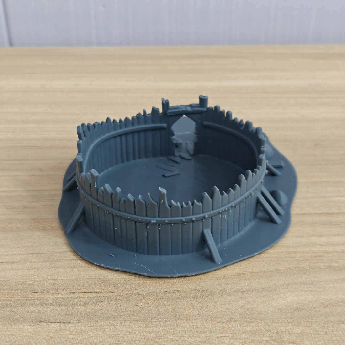 MRY-SFW LYTB1274 Ruined Building Series ¨C Ruined Wooden Palisade Camp B