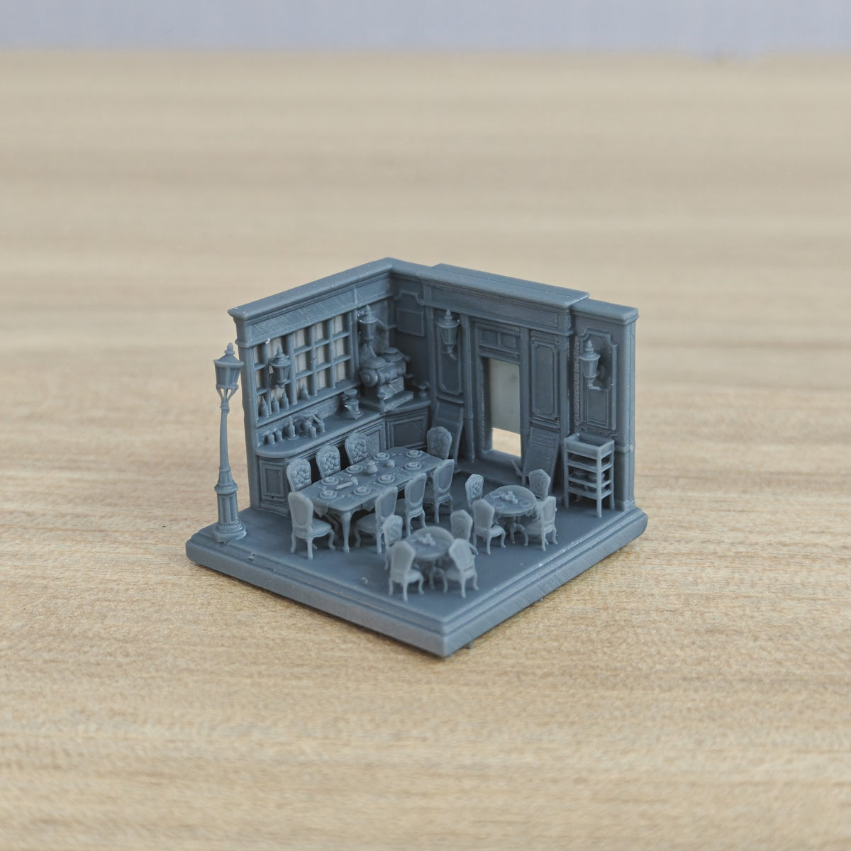 Vintage Diorama Scene Victorian Café MRY-SFW LYTB1099