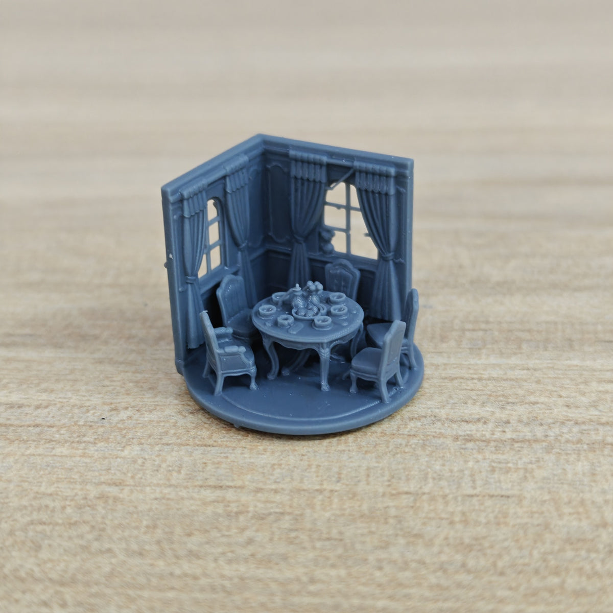 Vintage Diorama Scene Victorian Breakfast Room MRY-SFW LYTB1237