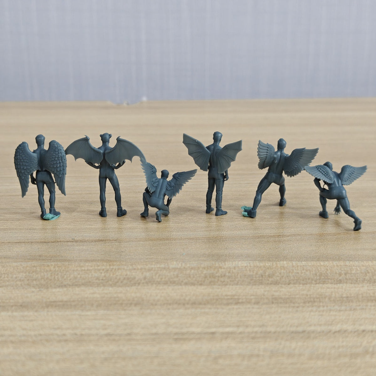 Fantasy World Winged Beings Angel Demon Group of 6 Miniature Car Diorama Figures Scene Props Accessories Resin MRY-SFW LYTR468
