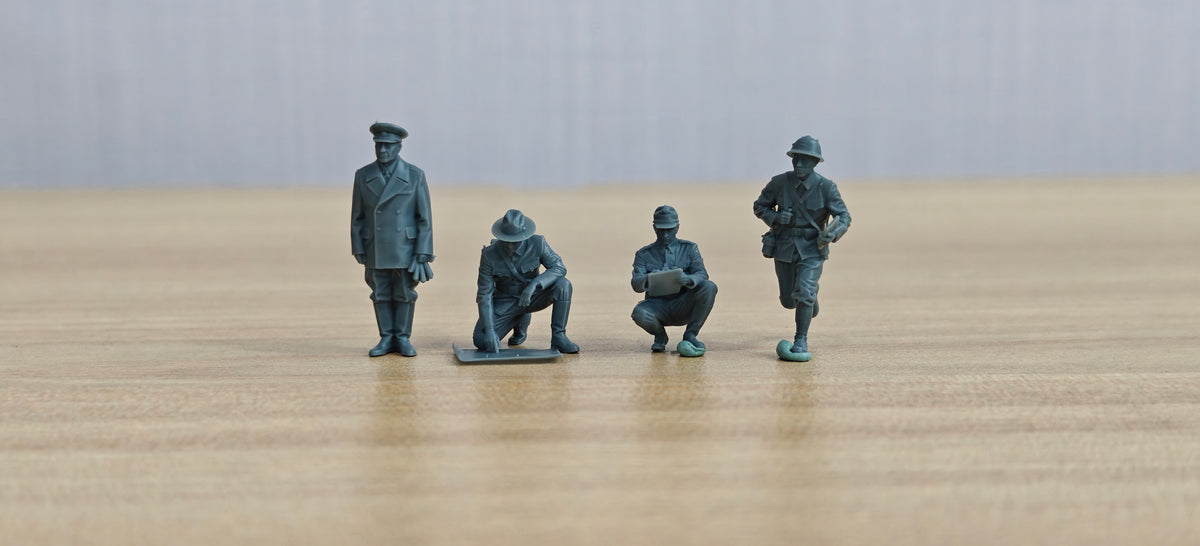 Korean War KPA Senior Command 4-Man Team MRY-SFW SSTR637