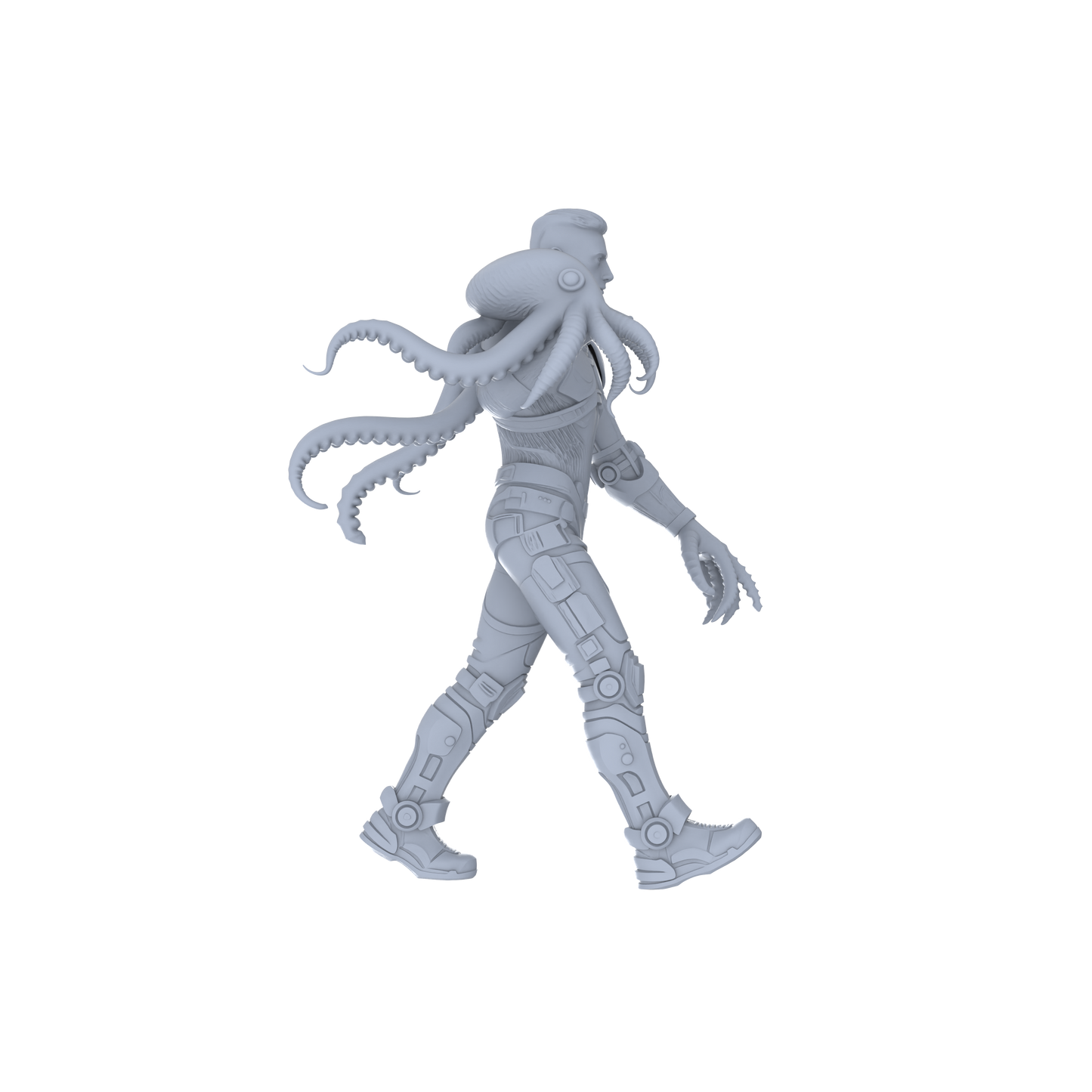 MRY-SFW LYGR058 Biological Mutation Series, Octopus Human, wargame, resin blank model, sci-fi theme, fantasy theme, miniature figure, scene character, figure, hand-painted S Scale