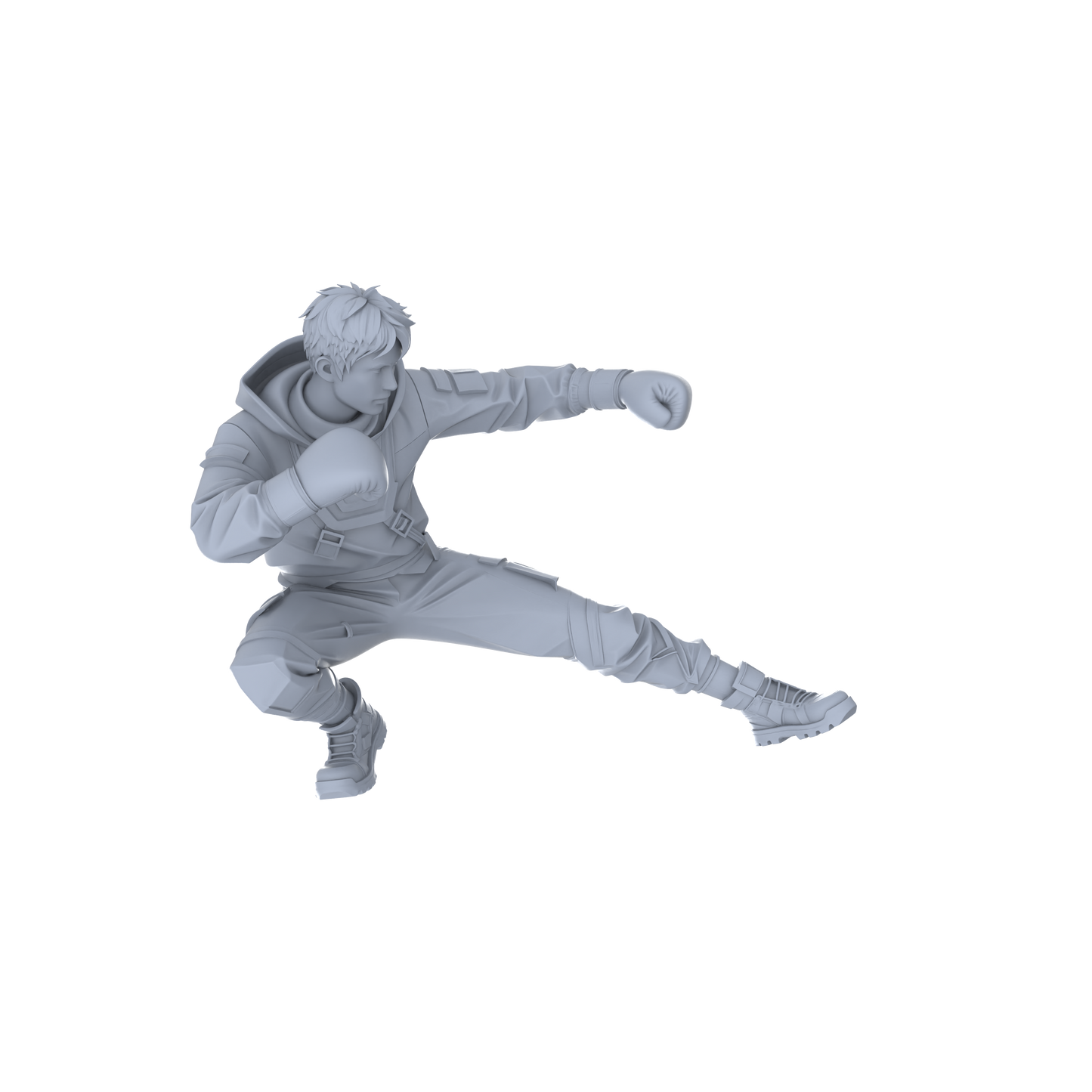 MRY-SFW LYGR067 Lurker Squad Military Theme Wargame Resin White Model Game Theme Sci-Fi Theme Wargame Miniature Soldiers Scene Characters Figure Hand-Painted