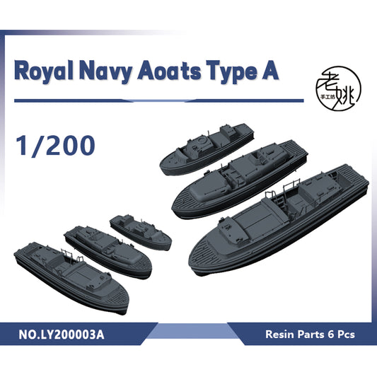 Yao's Studio LY003A 1/700(350,200,144) Model Upgrade Parts Royal Navy Life Boats 3 styles 2 sets Type A