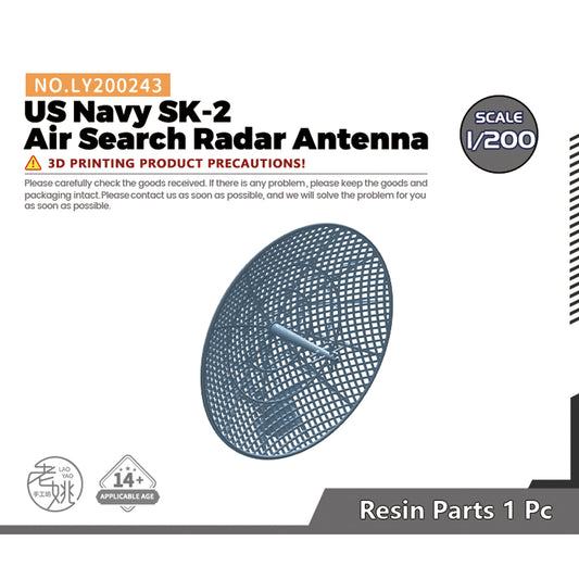 Yao's Studio LY243 1/700(350,200,144) Model Upgrade Parts US Navy SK-2 Air Search Radar Antenna