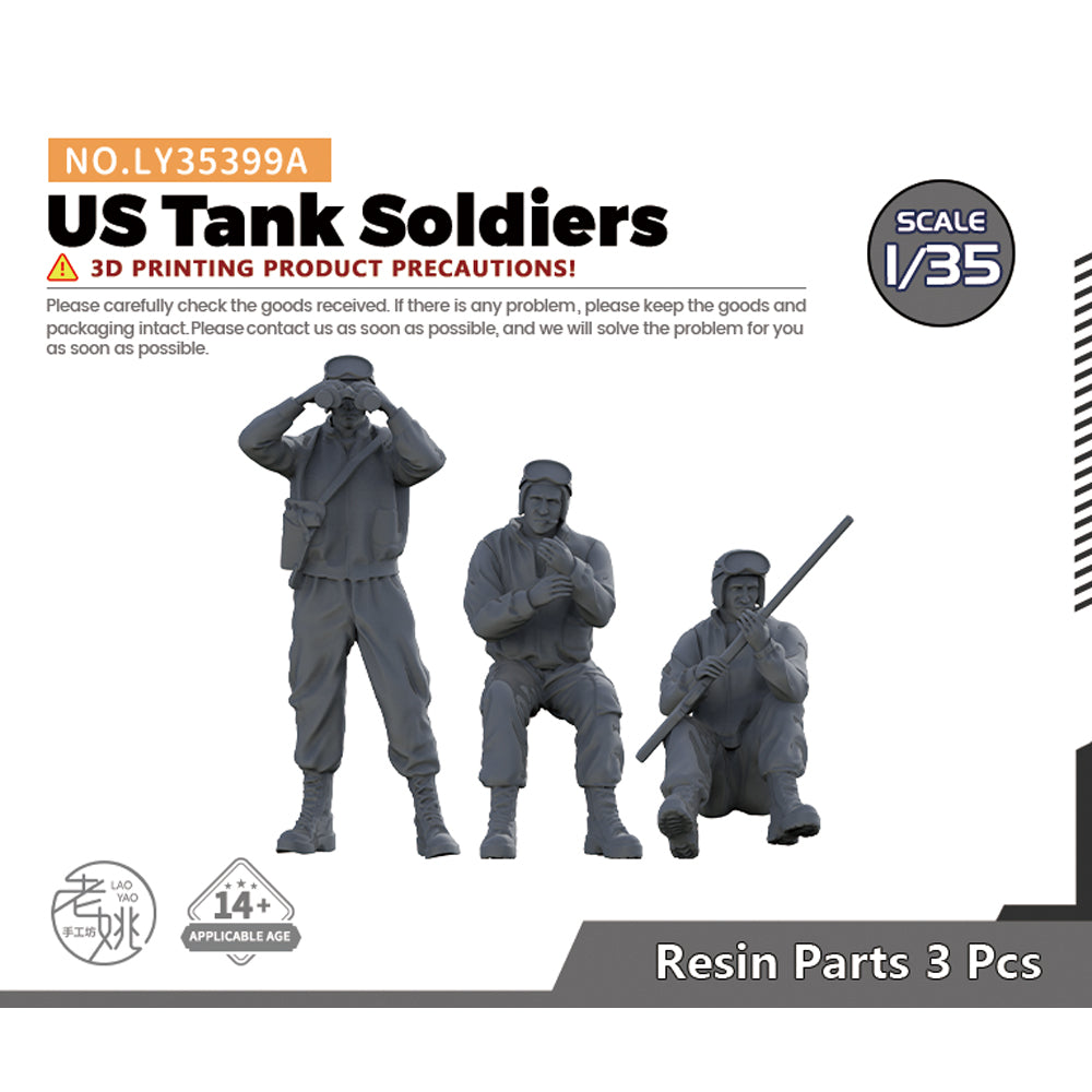 Yao's Studio LY399A Military Model Parts US Tank Soldiers Type A