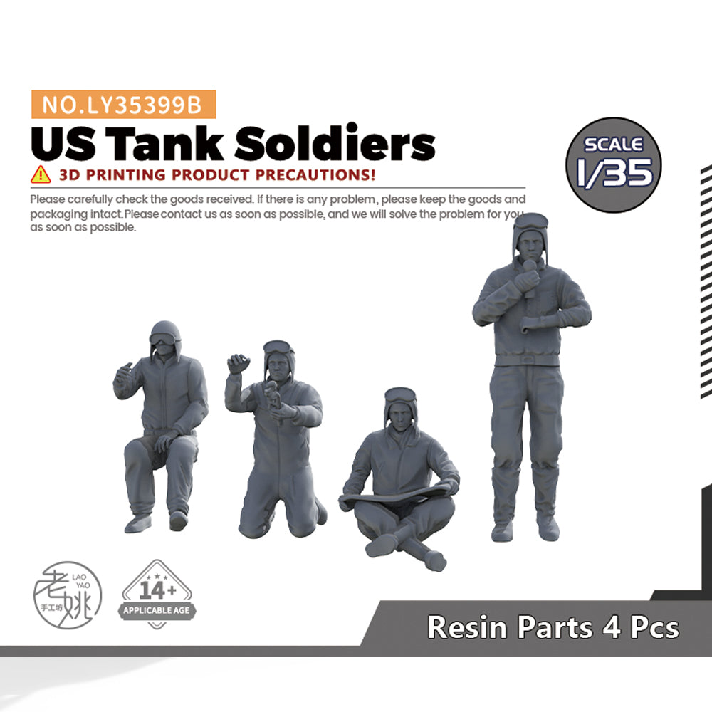 Yao's Studio LY399B Military Model US Tank Soldiers