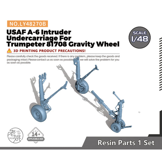 Yao's Studio LY270B 1/32(35,48,72,144) Model Upgrade Parts USAF A-6 Intruder Undercarriage For Trumpeter 81708 Gravity Wheel