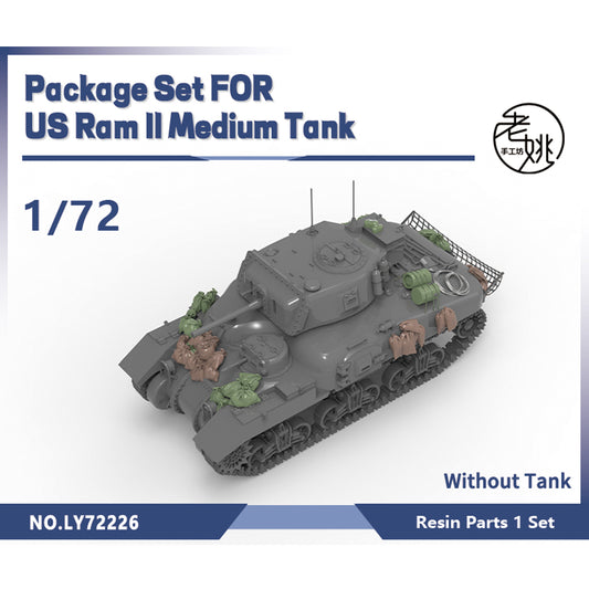Yao's Studio LY226 1/35(48,72,144) Model Upgrade Parts Package Group FOR US Ram II M3 M4 Medium Tank
