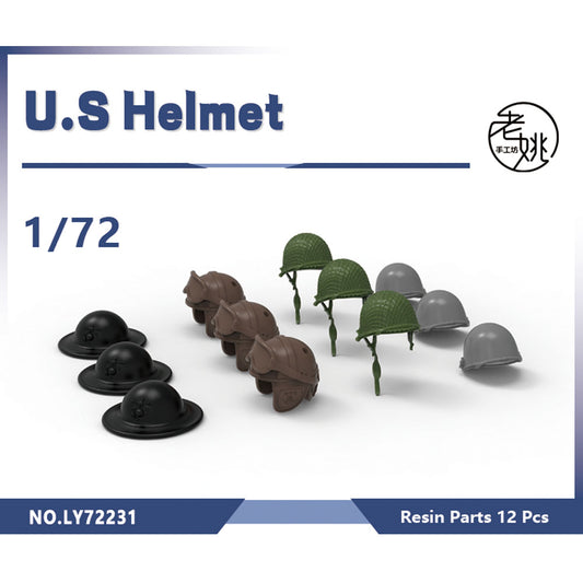 Yao's Studio LY231 1/35(48,72,144) Model Upgrade Parts US Helmet