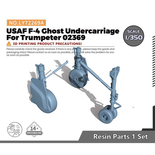 Yao's Studio LY269A 1/32(35,48,72,144) Model Upgrade Parts USAF F-4 Ghost Undercarriage For Trumpeter 02369