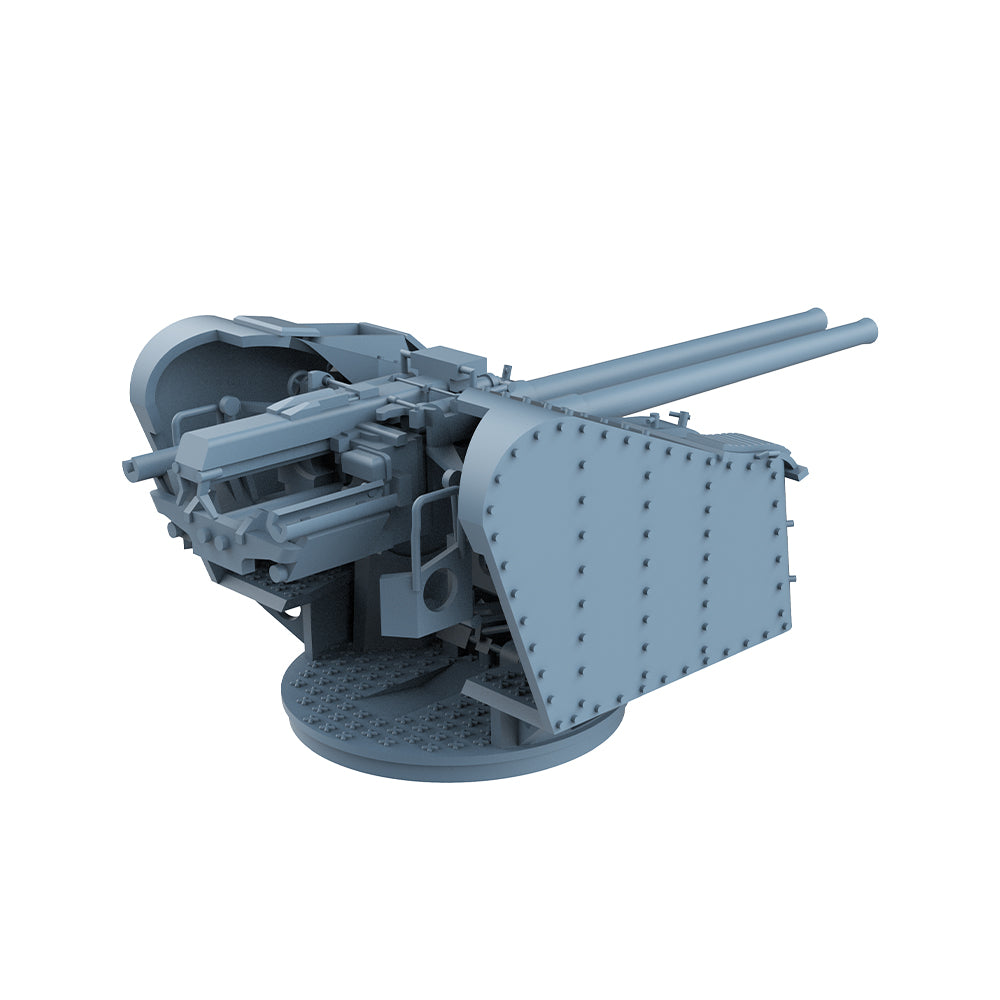 Yao's Studio LYCG604 Model Upgrades Parts JMSDF Type 89 Twin Mounted Anti Aircraft Gun 127mm