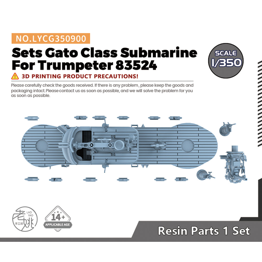 Yao's Studio LYCG900 Model Super Detail Up Sets Gato Class Submarine For Trumpeter 83524