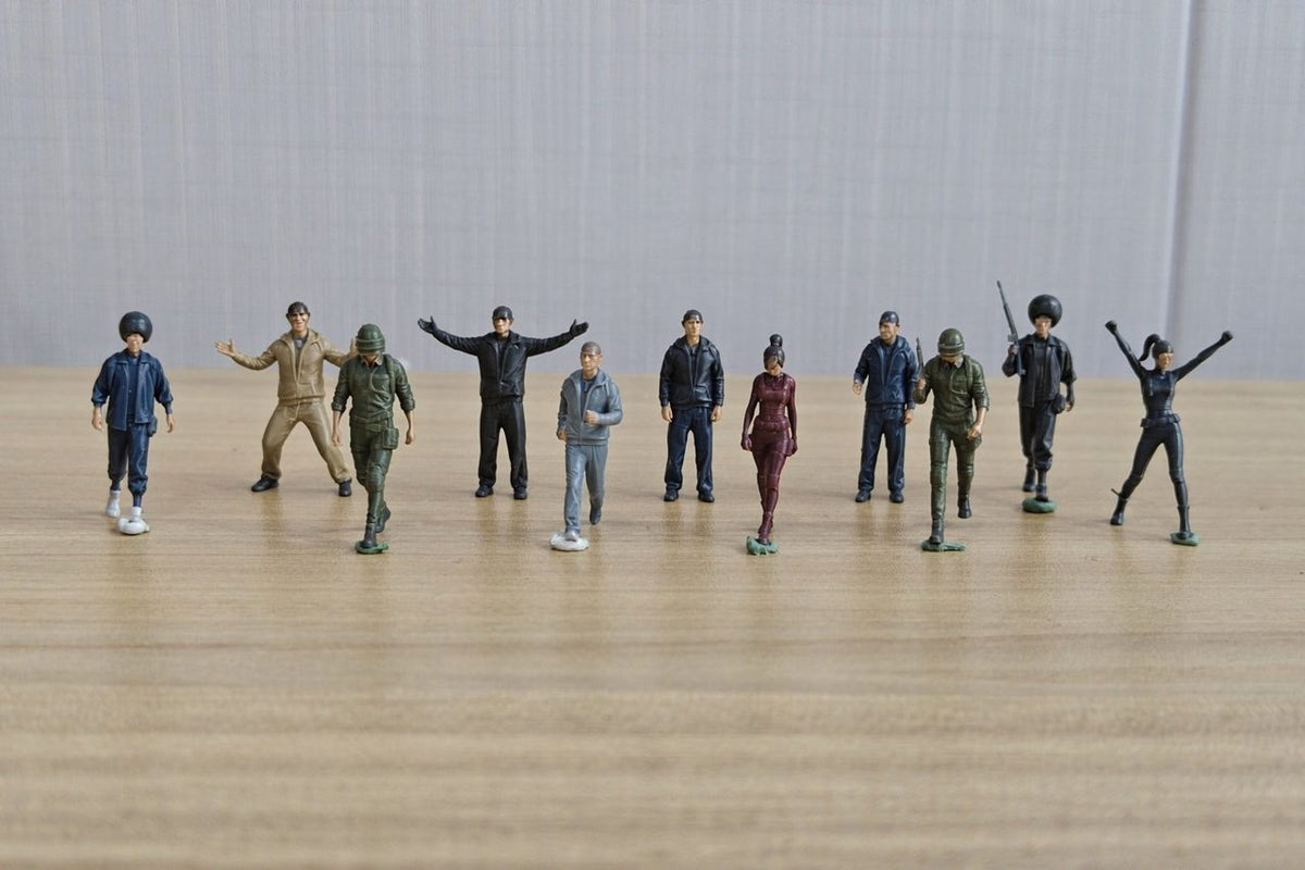 Peace Elite 1, game theme, miniature figure, miniature scene diorama MRY-SFW LYFG001
