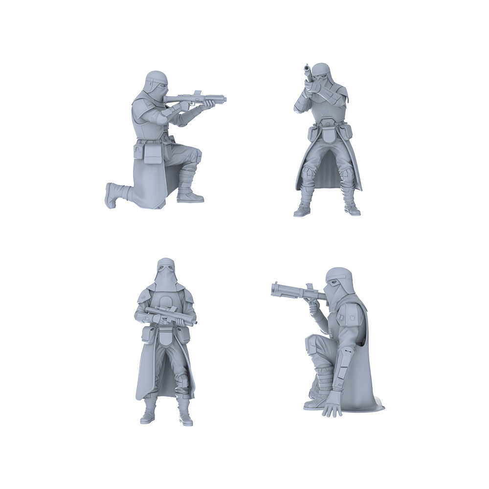 Yao's Studio LYGR007 Imperial Snowtrooper Miniature Figure, Wargame, Resin Model, Star Wars, Miniature Landscape 1set