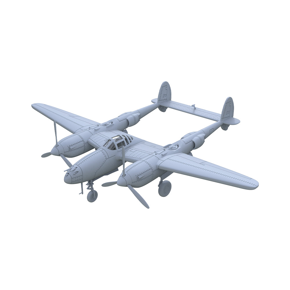 Yao's Studio LYR235 Fighter Aircraft Military Model Kit US P-38E Lightning Fighter