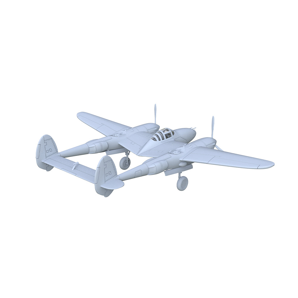 Yao's Studio LYR235 Fighter Aircraft Military Model Kit US P-38E Lightning Fighter