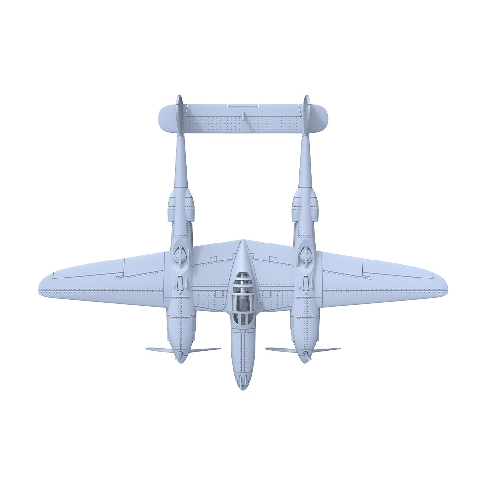 Yao's Studio LYR235 Fighter Aircraft Military Model Kit US P-38E Lightning Fighter