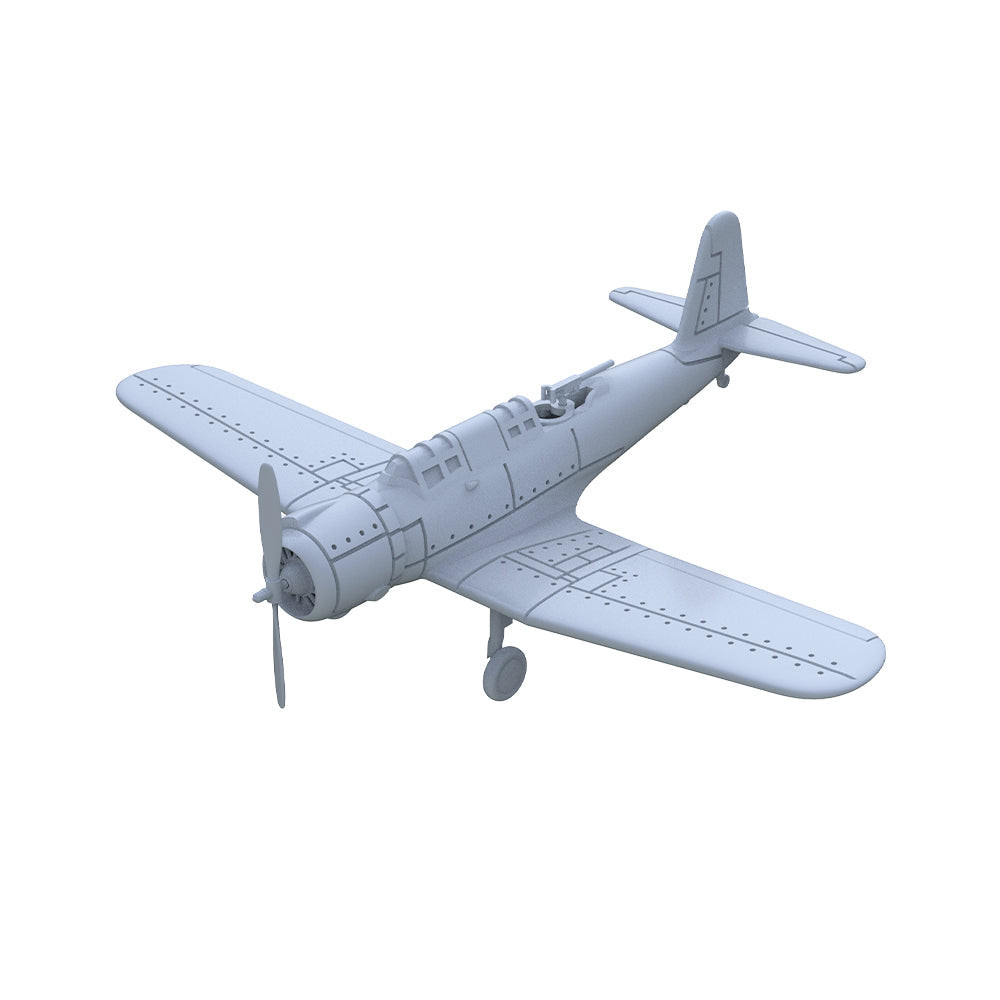 Yao's Studio LYR240 Fighter Aircraft Military Model Kit US SB2U-3 Defender Dive Bomber