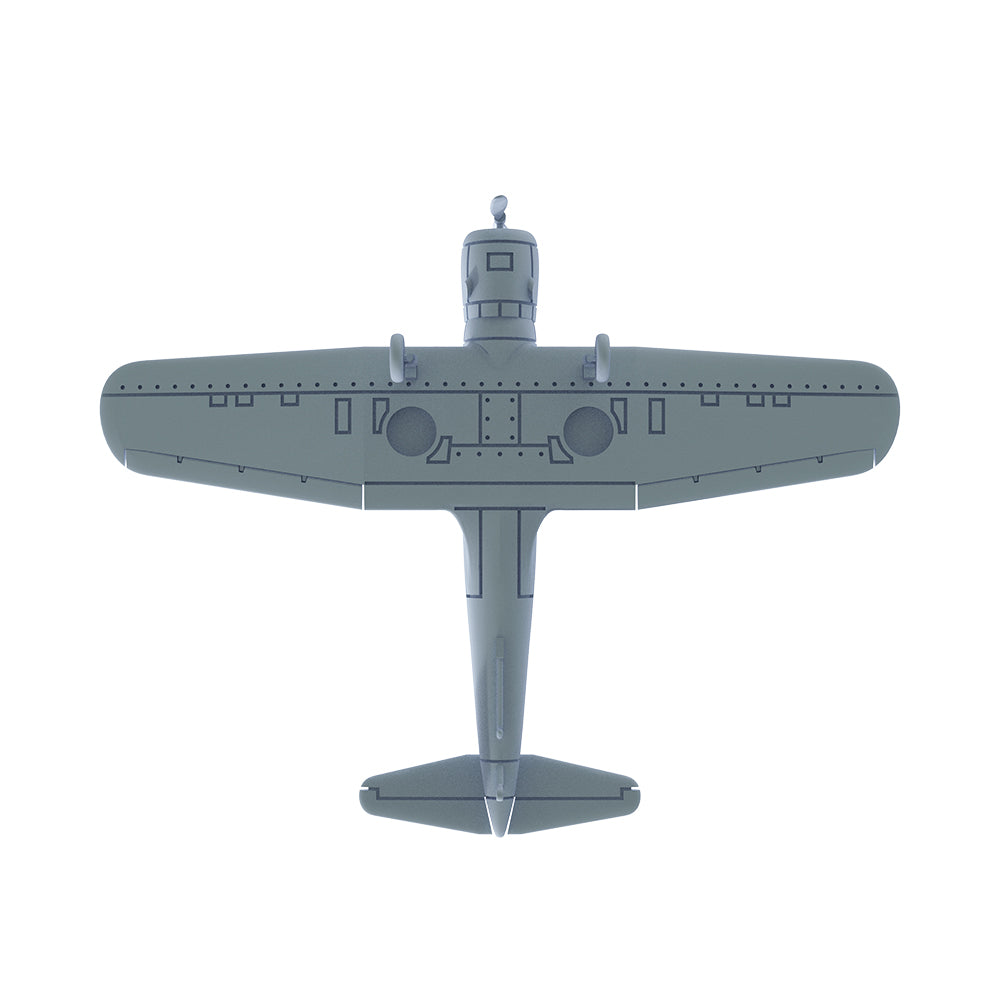 Yao's Studio LYR240 Fighter Aircraft Military Model Kit US SB2U-3 Defender Dive Bomber