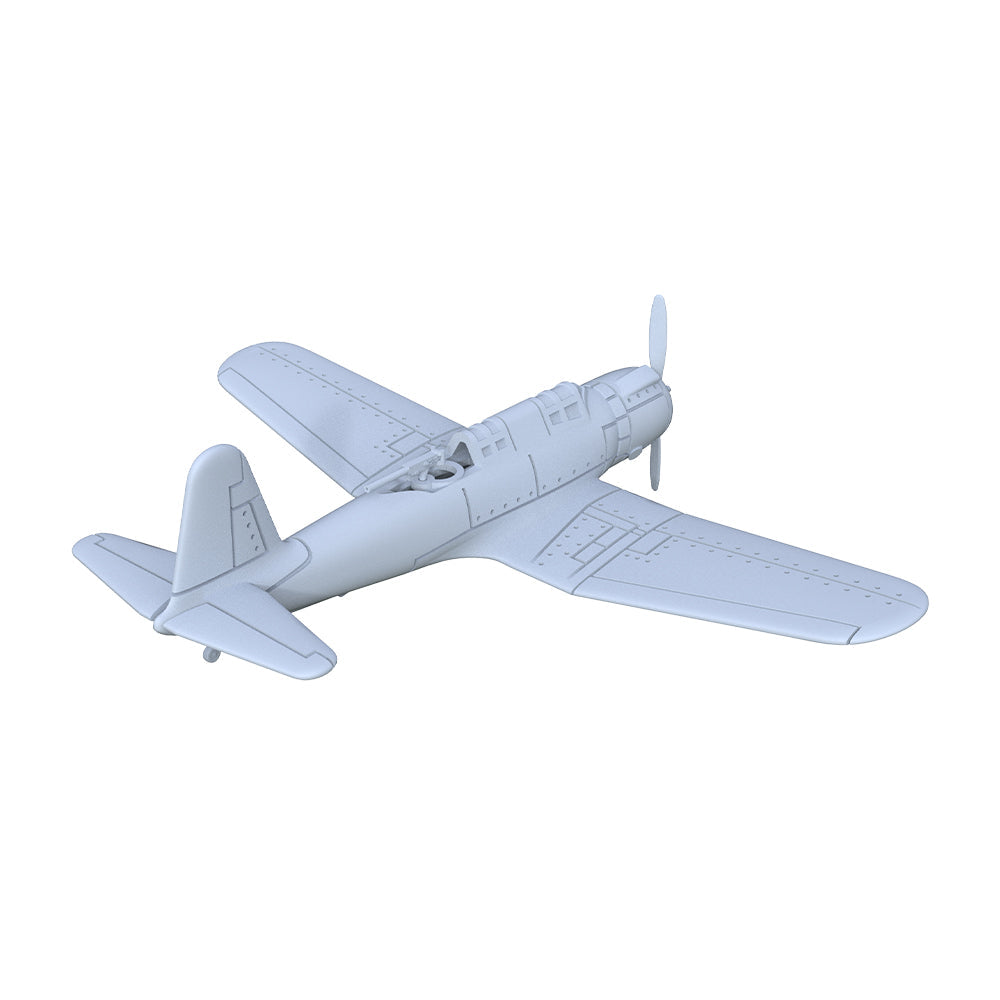 Yao's Studio LYR240 Fighter Aircraft Military Model Kit US SB2U-3 Defender Dive Bomber