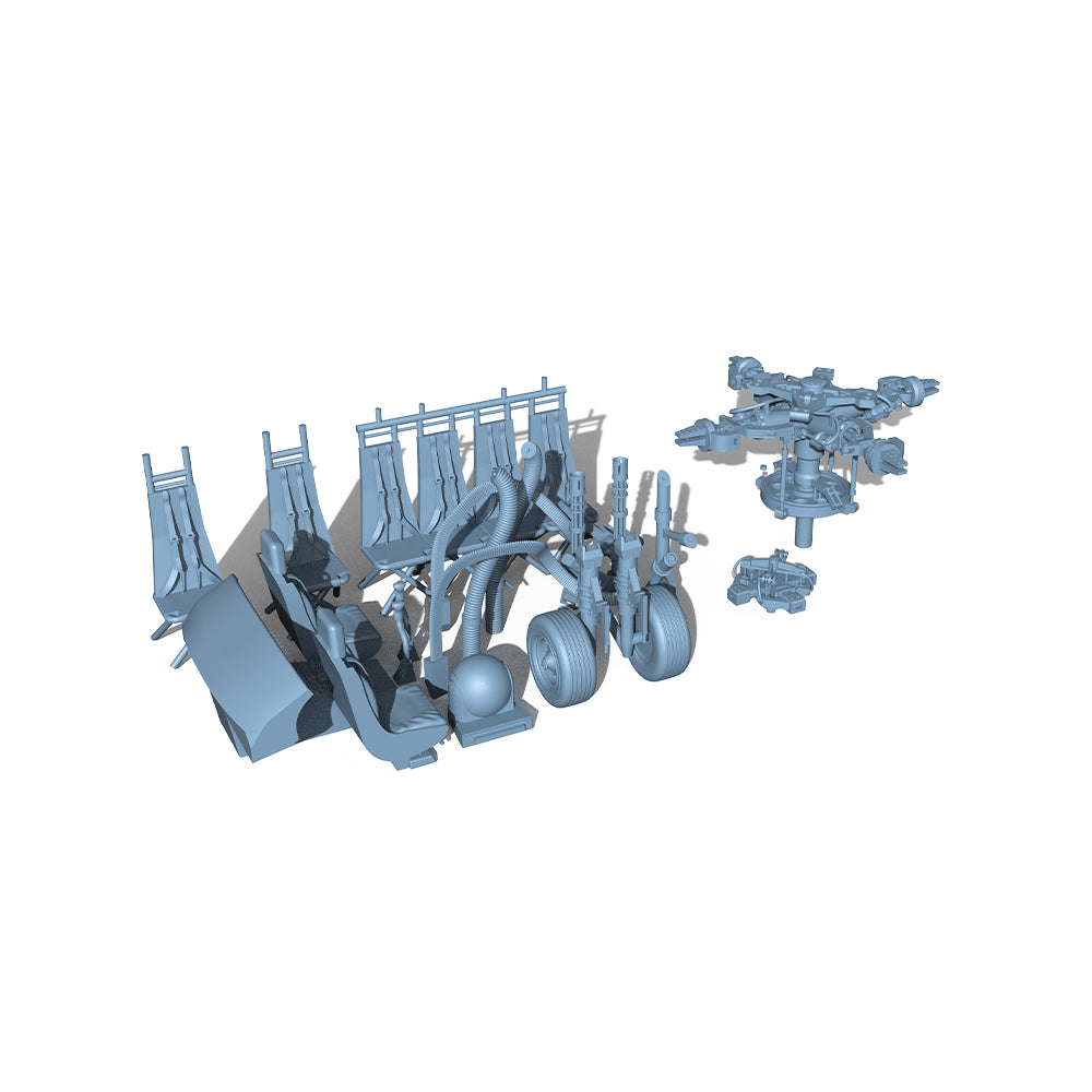 Yao's Studio LYRG900 Model Super Detail Up Set US HH-60H Rescue Hawk For Trumpeter 87233