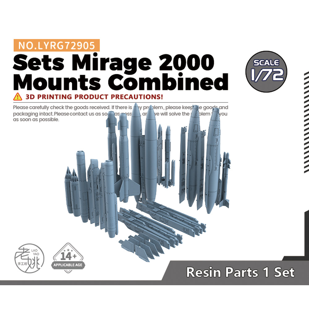 Yao's Studio LYRG905 Model Super Detail Up Set Mirage 2000 Mounts Combined