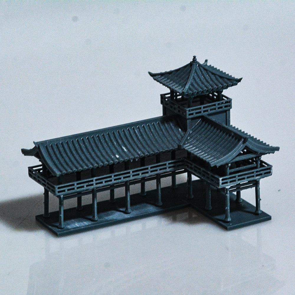 Yao's Studio LYT404 Farmers Market Vegetable Stall Fruit Stall Farm HO/OO/Z/N/TT Railroad Miniature Accessory Display Props