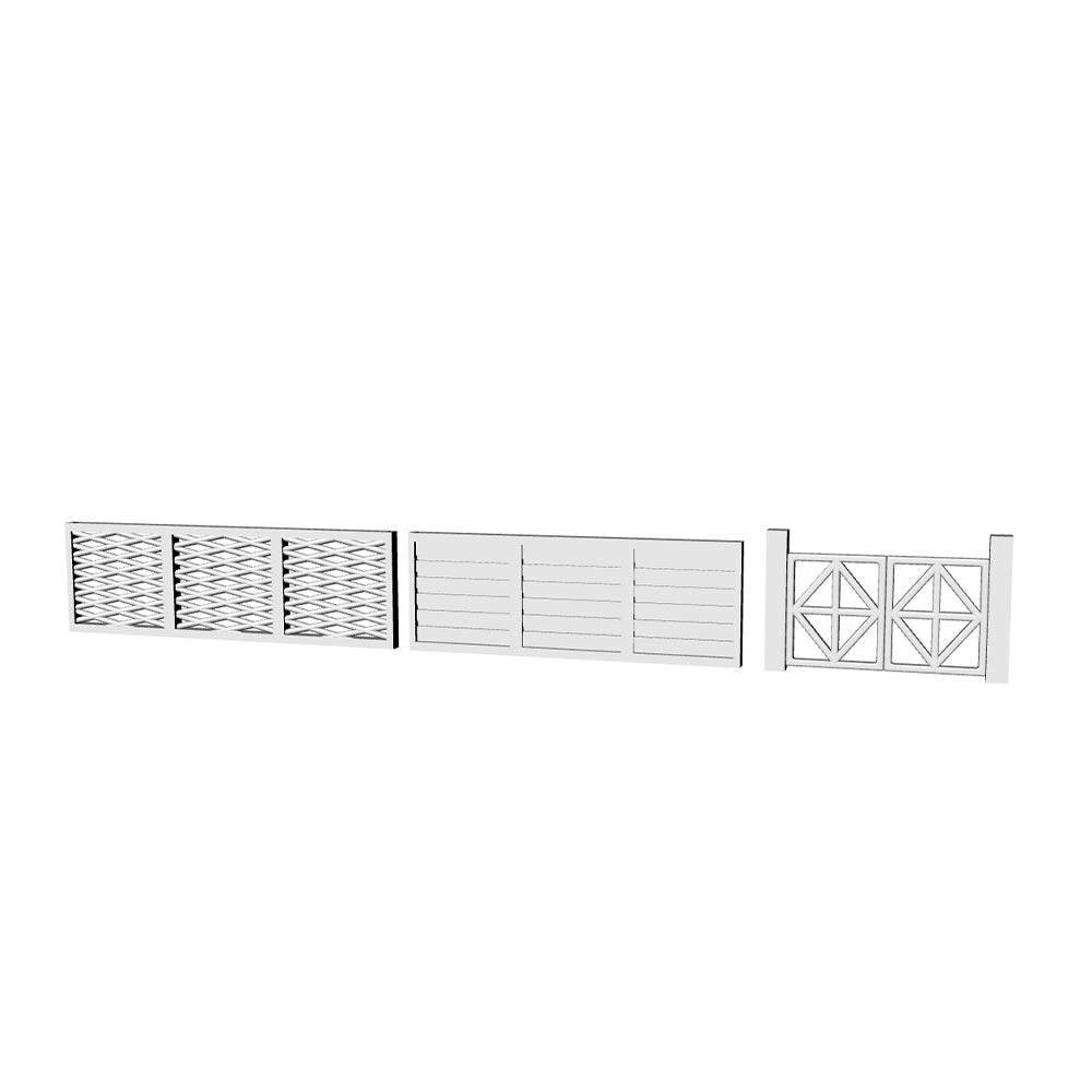 N Scale Model The Fence For Model Railroads Display MRY-SFW LYT160167