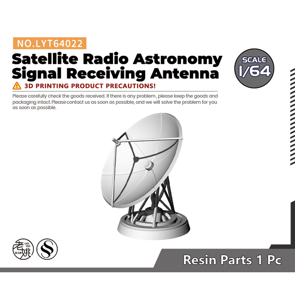 Yao's Studio LYT022 Satellite Radio Astronomy Signal Receiving Antenna Diecast toys car diorams
