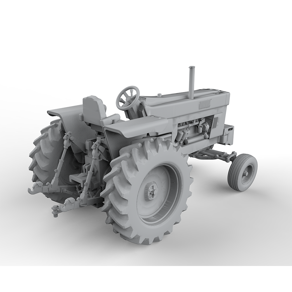 Yao's Studio LYT399 Intertillage Crop Tractor HO/OO/Z/N/TT Railroad Warehouse Dock Transportation Miniature Military Car