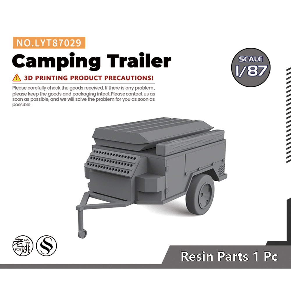 Yao's Studio LYT029 Camping Trailer Diecast toysauto parts parts