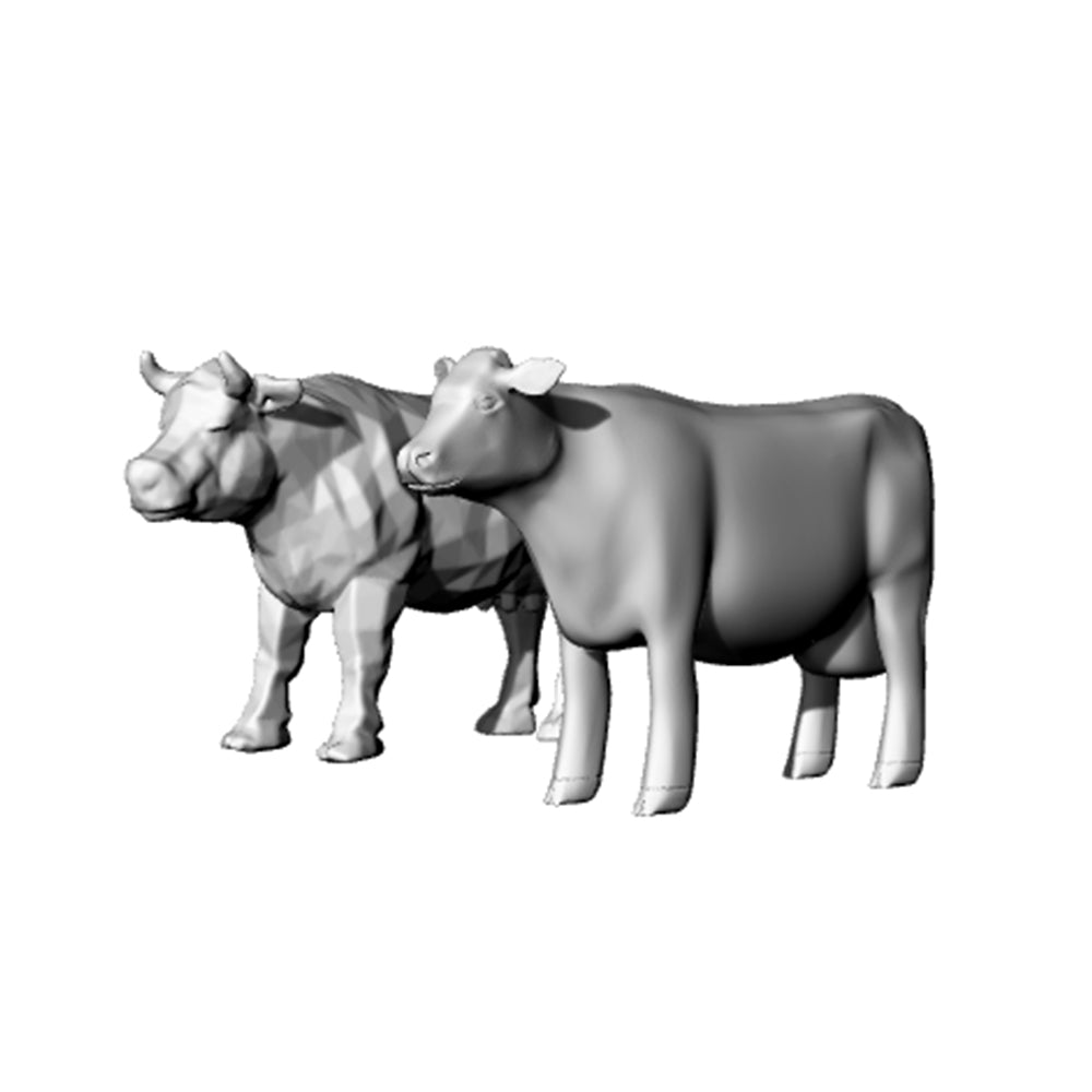 Yao's Studio LYT103 Cattle HO/OO/Z/N/TT Railroad Miniature Accessory Display Props