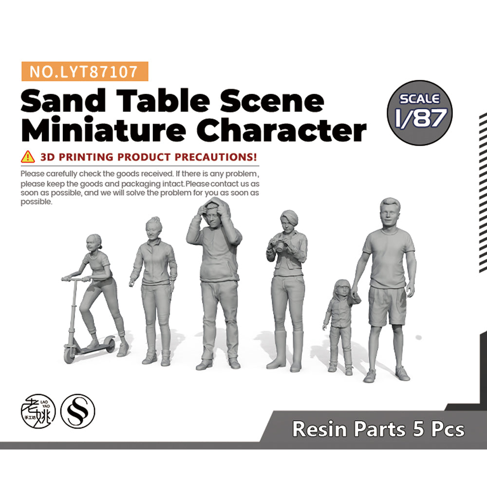 Yao's Studio LYT107 Sand Table Scene Miniature Characters HO/OO/Z/N/TT Railroad Miniature Accessory Display Props