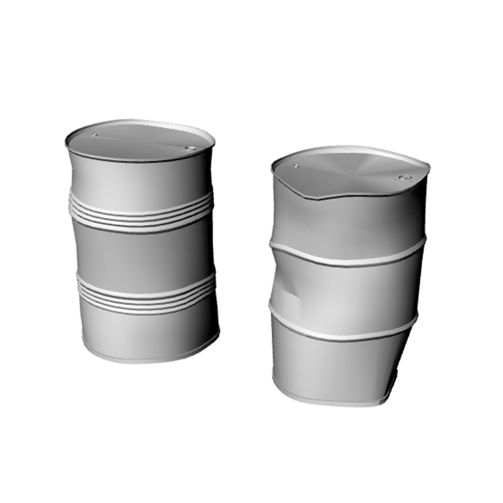 Yao's Studio LYT152 Waste Oil Drums HO/OO/Z/N/TT Railroad Miniature Accessory Display Props