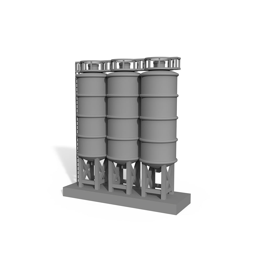 Yao's Studio LYT165 Storage Tank HO/OO/Z/N/TT Railroad Miniature Accessory Display Props