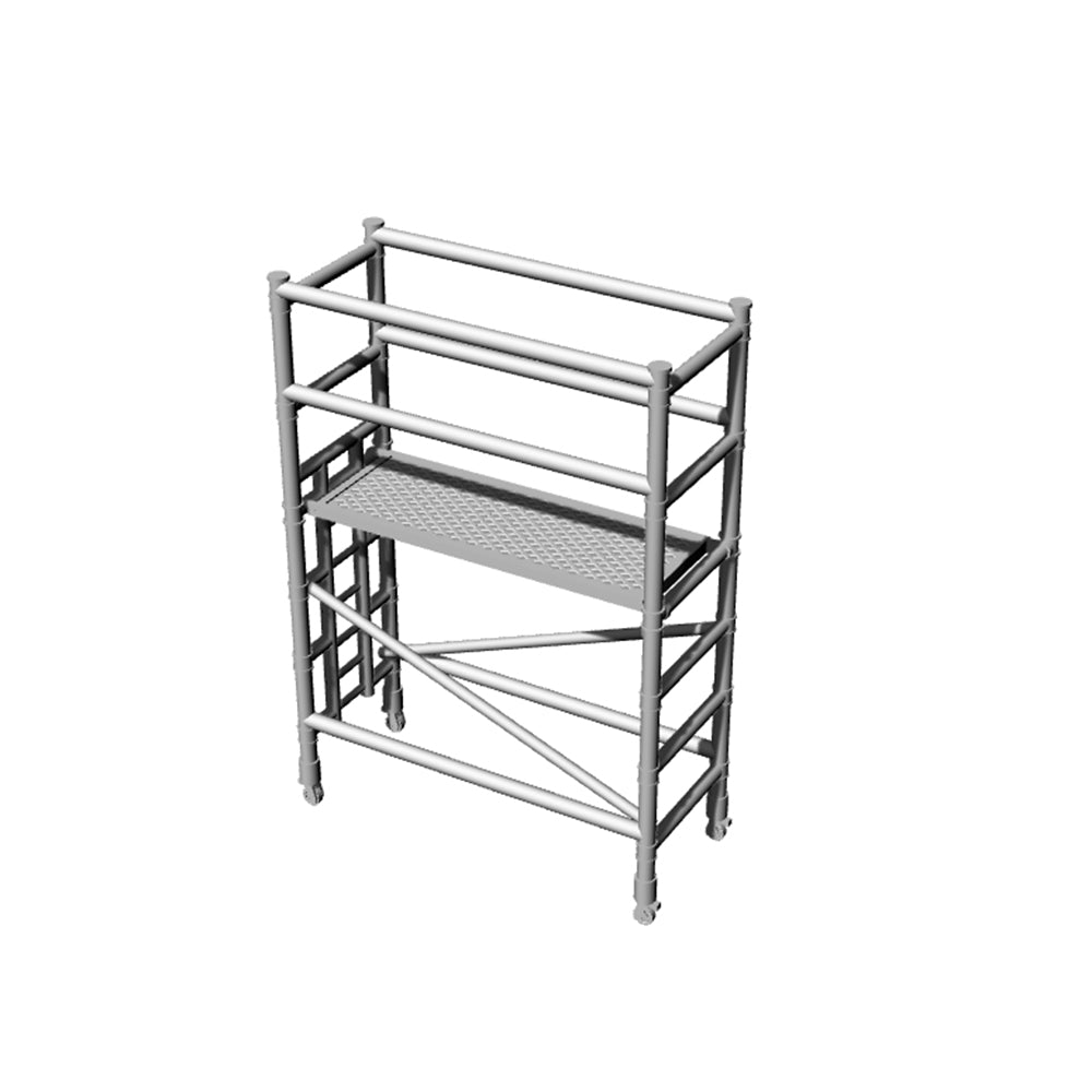 Yao's Studio LYT225 Mason Scaffolding Tower Set System With Cross Braces HO/OO/Z/N/TT Railroad Miniature Accessory Display Props