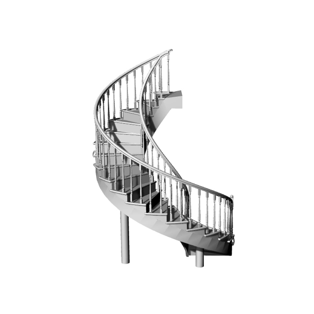 Yao's Studio LYT231 Spiral Staircase HO/OO/Z/N/TT Railroad Miniature Accessory Display Props