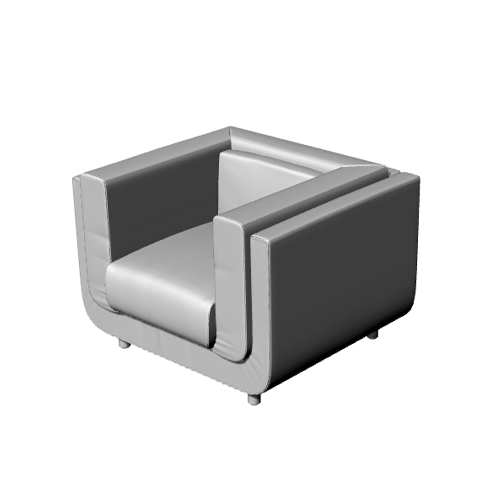 Yao's Studio LYT250 Single Sofa-1 HO/OO/Z/N/TT Railroad Miniature Accessory Display Props