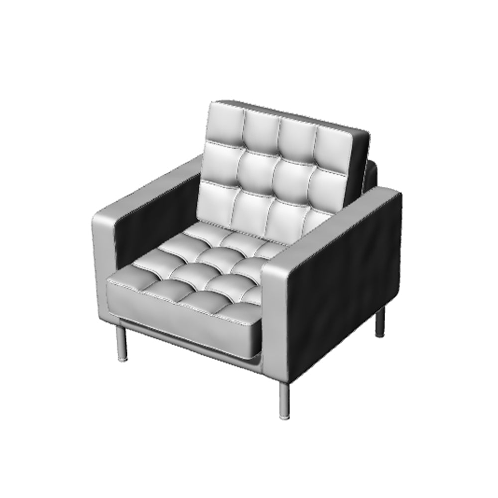 Yao's Studio LYT252 Single Sofa-3 HO/OO/Z/N/TT Railroad Miniature Accessory Display Props