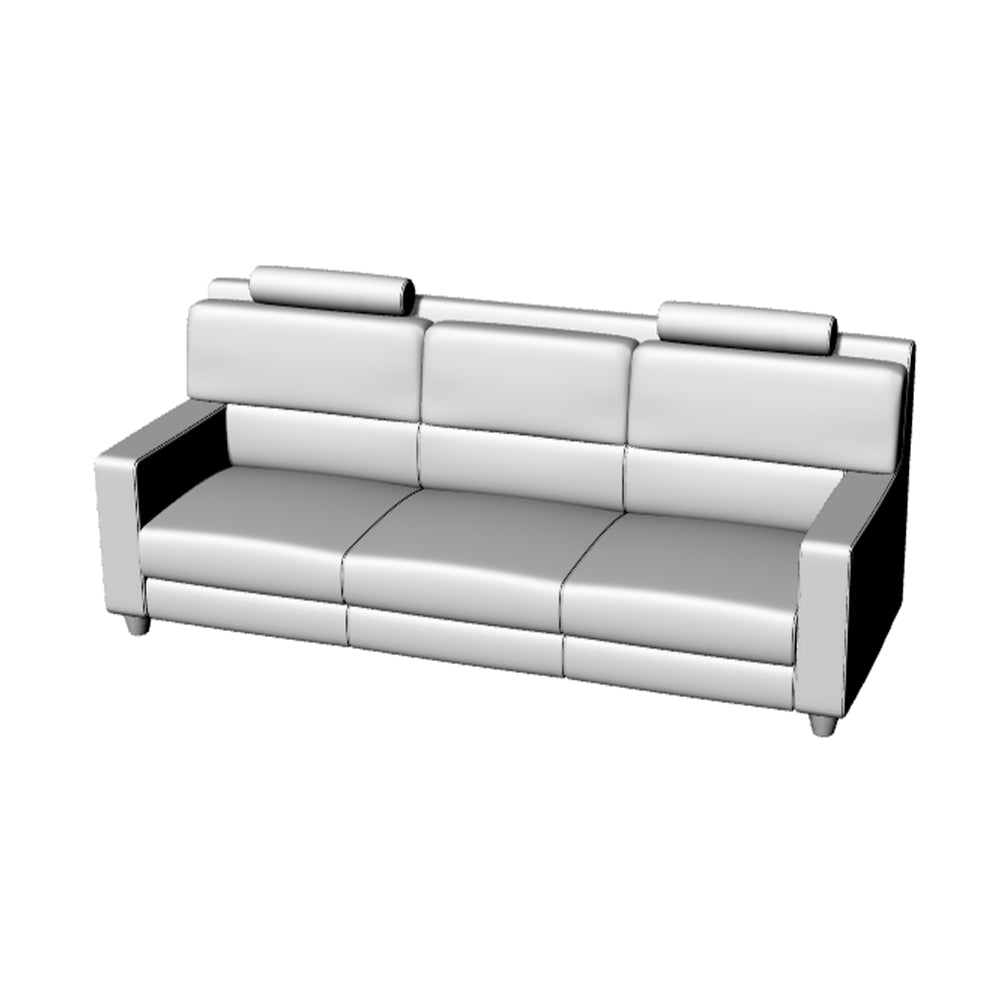 Yao's Studio LYT257 3-Seat Sofa HO/OO/Z/N/TT Railroad Miniature Accessory Display Props