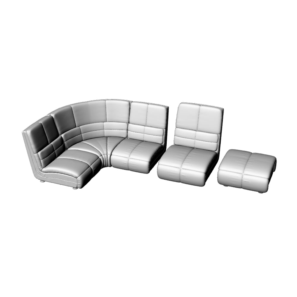 Yao's Studio LYT258 Sofa Set HO/OO/Z/N/TT Railroad Miniature Accessory Display Props
