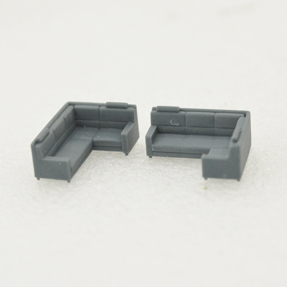Corner Sofa HO/OO/Z/N/TT Railroad Miniature Accessory Display Props MRY-SFW LYT259