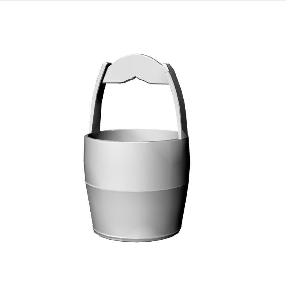 Yao's Studio LYT273 Wooden Bucket HO/OO/Z/N/TT Railroad Miniature Accessory Display Props