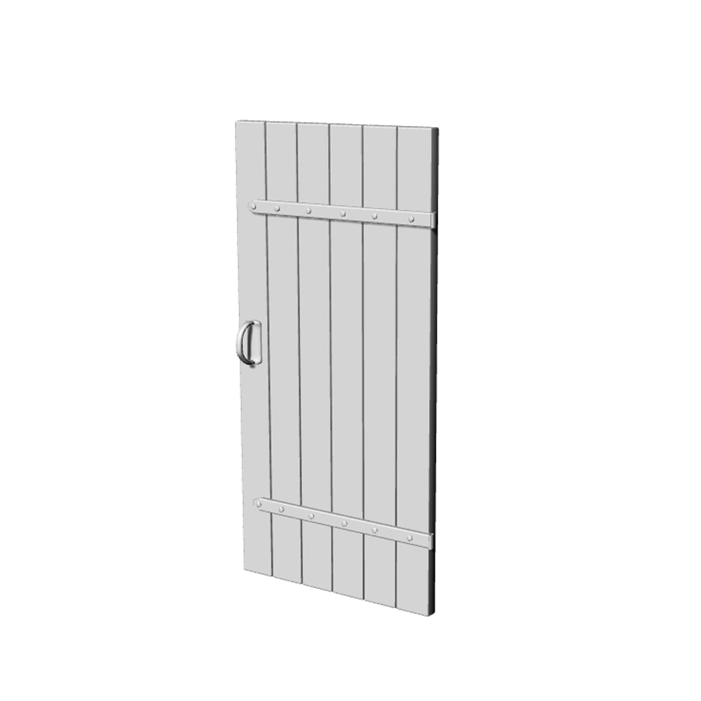 Yao's Studio LYT280 Wooden Door HO/OO/Z/N/TT Railroad Miniature Accessory Display Props