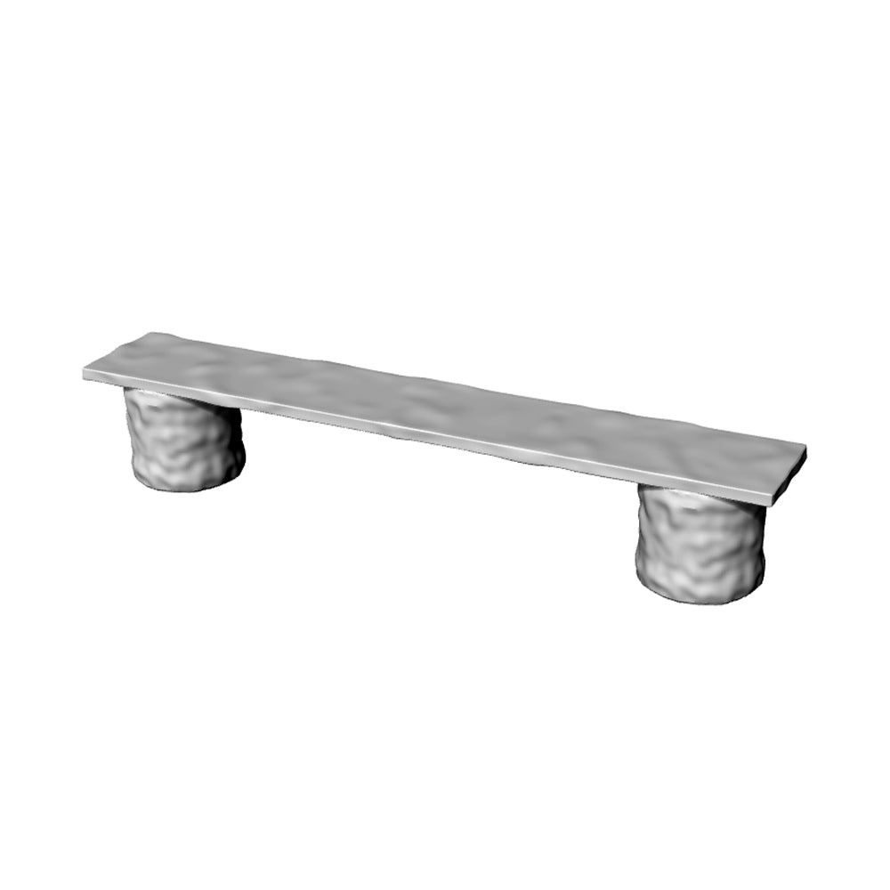 Yao's Studio LYT283 Stone Benches HO/OO/Z/N/TT Railroad Miniature Accessory Display Props