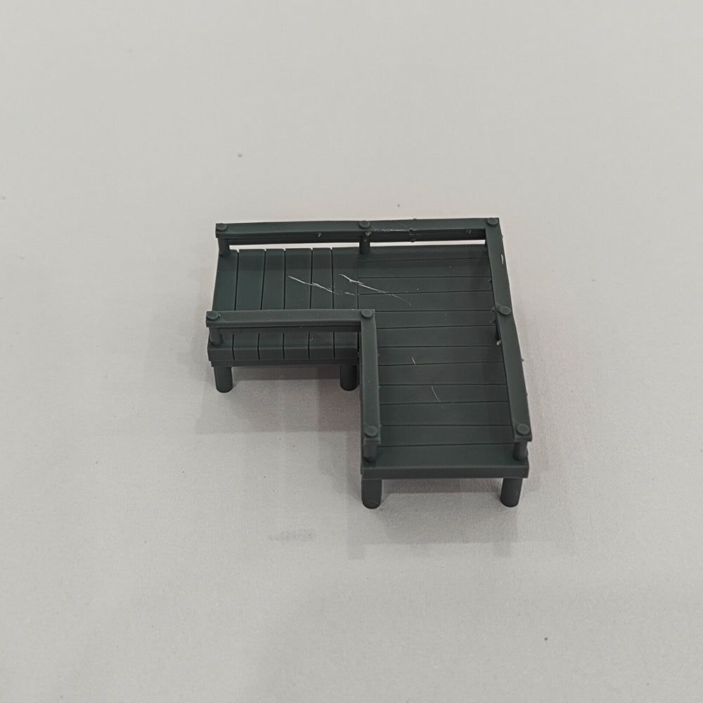 Yao's Studio LYT309 Right Angle Boardwalk 17mm48*48mm HO/OO/Z/N/TT Railroad Miniature Accessory Display Props