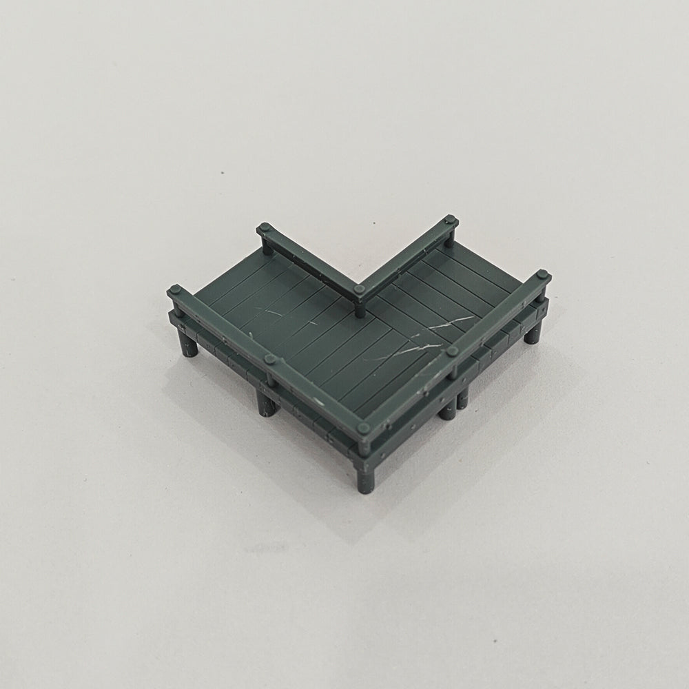Yao's Studio LYT309 Right Angle Boardwalk 17mm48*48mm HO/OO/Z/N/TT Railroad Miniature Accessory Display Props